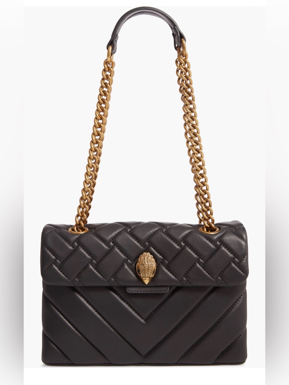 NWT Kurt Geiger Kensington
Quilted Leather Shoulder Bag
